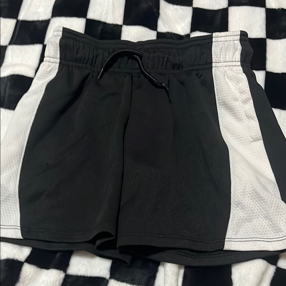 Black and White Women's Shorts
